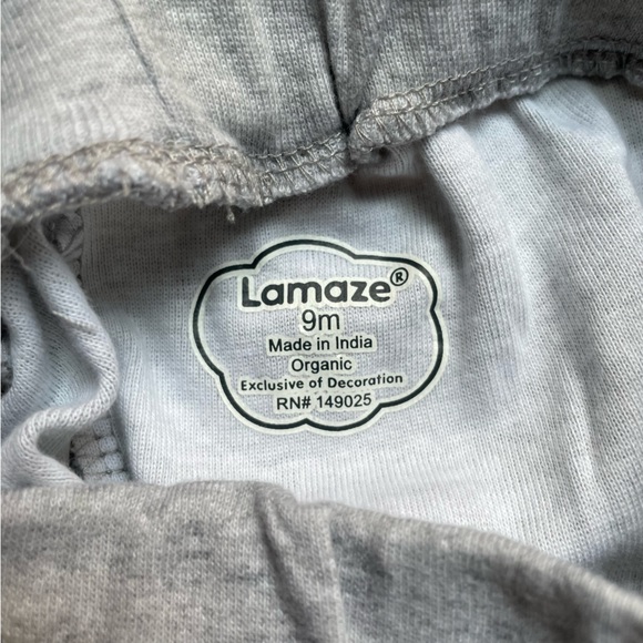 Lamaze Baby Boys' 2pk Organic Cotton Solid Pull-On Harem Pants - 9M - Picture 5 of 8